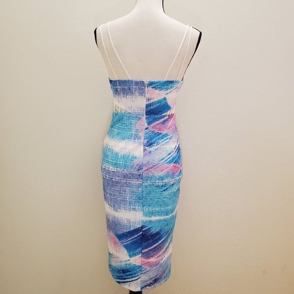 NWOT! Asos Ginger Fizz Cut Out Pencil Dress - Picture 4 of 10